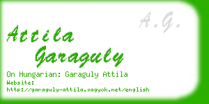 attila garaguly business card